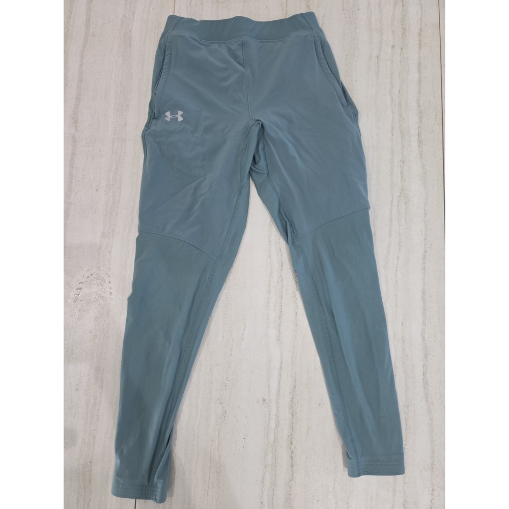 Under Armour Qualifier Speedpocket Running Pants Womens Medium M Blue Teal...